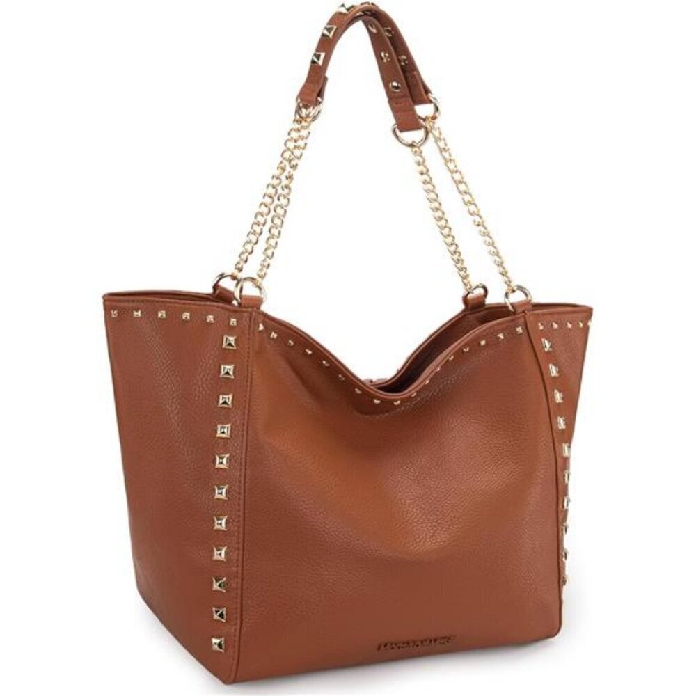 Montana West Oversize Tote Bag for Women Shoulder Purses with Chain Handbags